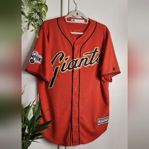 🔥 San Francisco Giants Buster Posey #28 Jersey – Majestic Cool Base ⚾️🧡